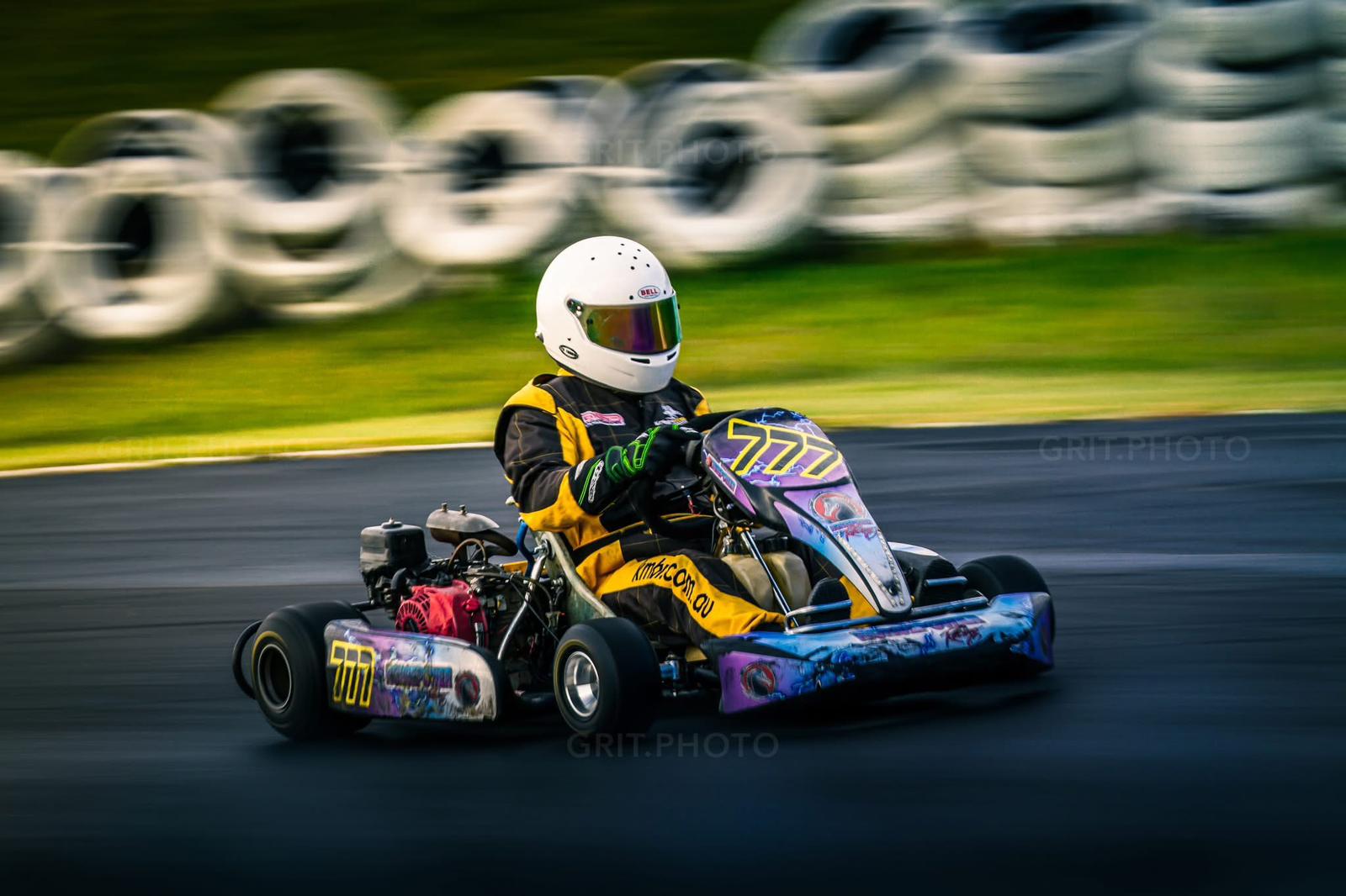 DS Racing endurance kart at full pace