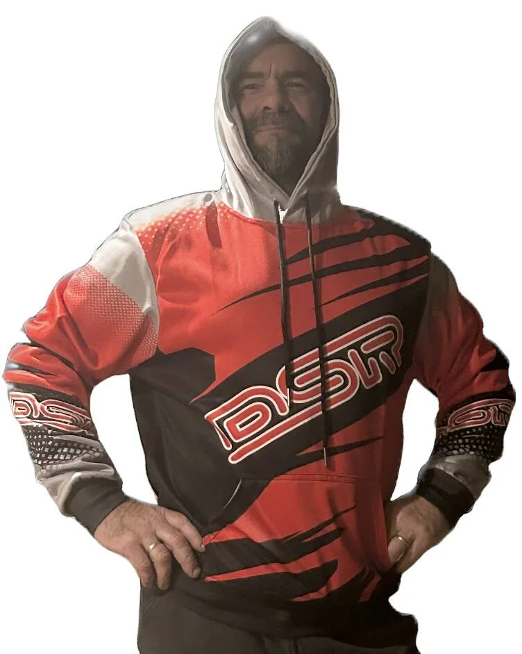 DSR custom hoodie – front